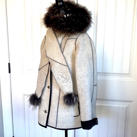 EPSILON WOOL BLEND COAT NWOT - Picture 5 of 17